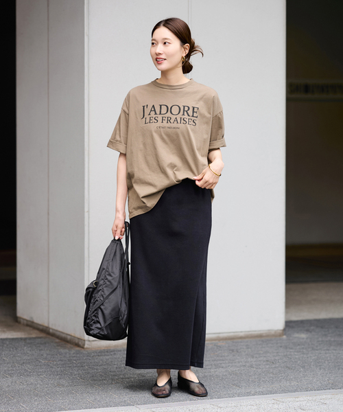 tシャツ 「WEB限定 / 追加」フレンチロゴTシャツ 3 レディースの画像