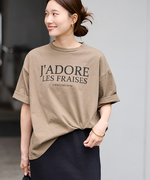 tシャツ 「WEB限定 / 追加」フレンチロゴTシャツ 3 レディースの画像