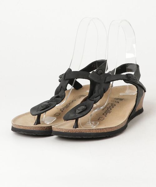 BIRKENSTOCK サンダル ブラック 39 BIRKENSTOCK（ビルケンシュトック） フラットサンダル 39 ブラック