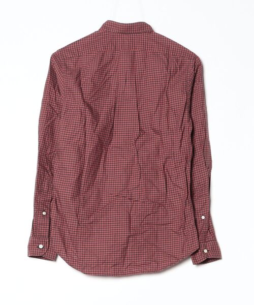 「INDIVIDUALIZED SHIRTS」 チェック柄長袖シャツ - レッド レディース_画像2