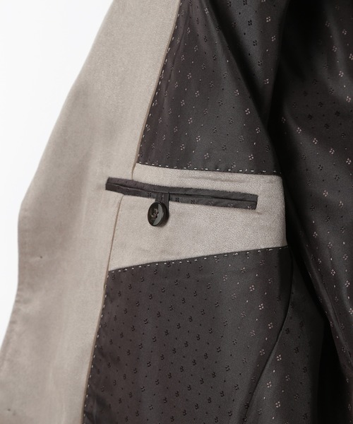 「MEN'S BIGI」 テーラードジャケット 01 ボルドー メンズ_画像2