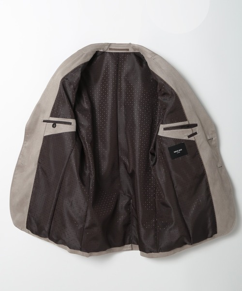「MEN'S BIGI」 テーラードジャケット 01 ボルドー メンズ_画像4