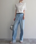 tシャツ 半袖 「Rashik」ボートネックト...の詳細画像3
