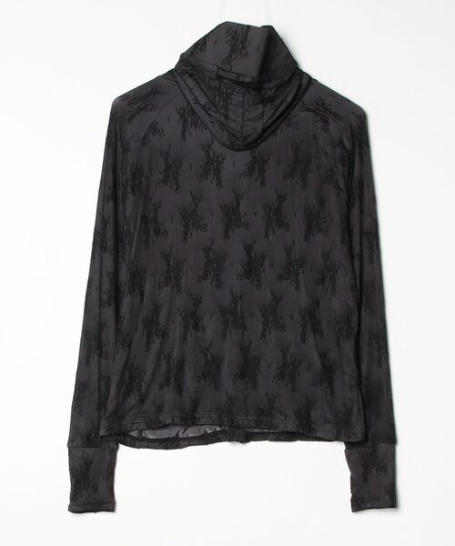 「CAWAII」 「french pave」ジップアップパーカー M ブラック レディース_画像2