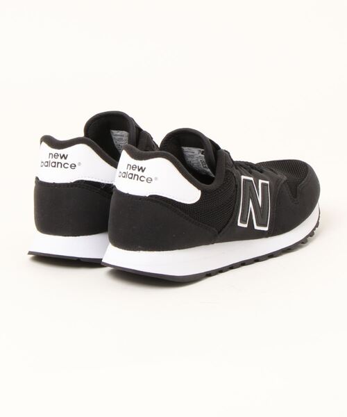 「New Balance」 ローカットスニーカー 24.5cm ブラック レディース_画像2