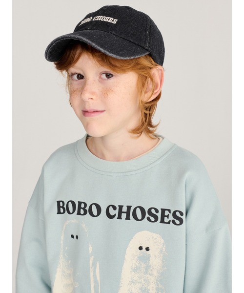 BOBOCHOSES キャップ　デニム　6-12Y 54cm BOBO CHOSES（ボボショーズ） キャップ 帽子 Bobo Choses denim cap