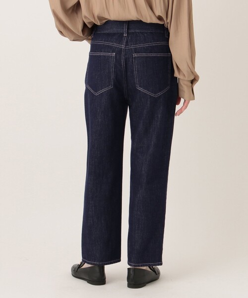 「Afternoon Tea」 デニムパンツ MEDIUM ネイビー レディース_画像3