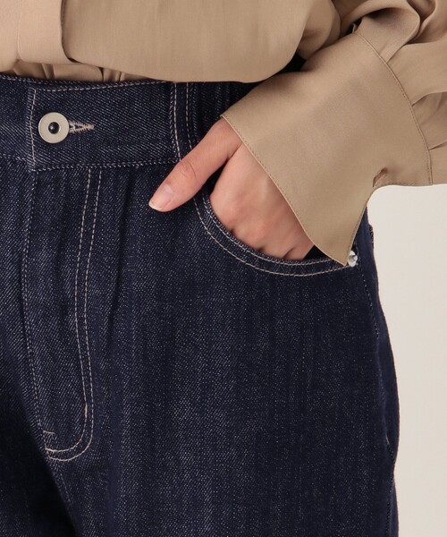「Afternoon Tea」 デニムパンツ MEDIUM ネイビー レディース_画像4