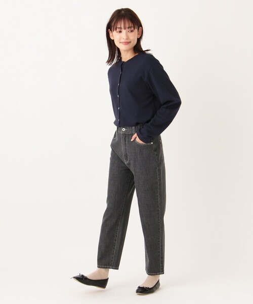 「Afternoon Tea」 デニムパンツ MEDIUM ネイビー レディース_画像7