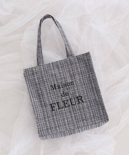 Maison de FLEUR（メゾンドフルール） トートバッグ ブランドロゴ刺繍