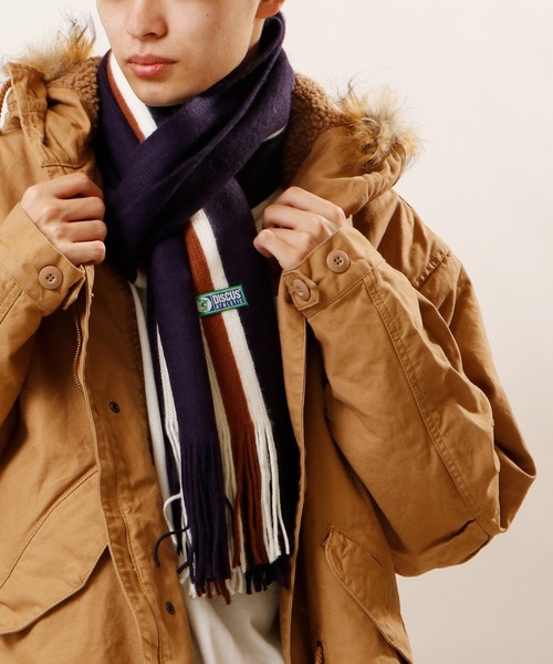 DISCUS マフラー 「DISCUS」ストライプマフラー メンズ レディース