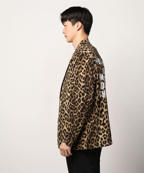 ジャケット テーラードジャケット LEOPARD柄 テーラードジャケット