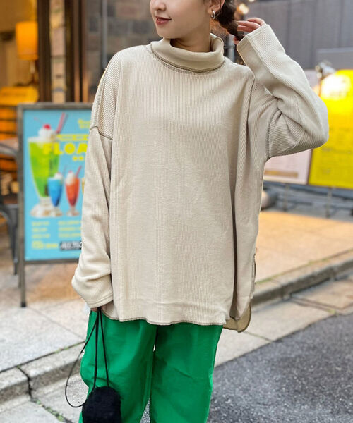 セールお得 tシャツ PayPayモール店 - 通販 - PayPayモール Tシャツ ニットソータートルネックプルオーバー ZOZOTOWN 人気お得