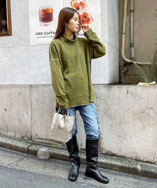 セールお得 tシャツ PayPayモール店 - 通販 - PayPayモール Tシャツ ニットソータートルネックプルオーバー ZOZOTOWN 人気お得