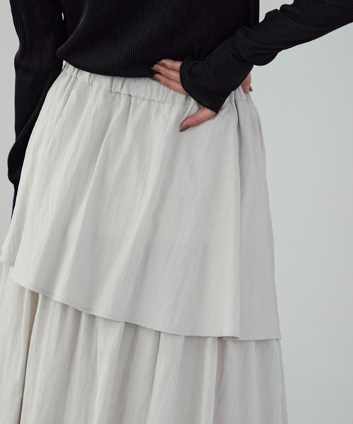 TRIANGLE PALETTE tシャツ 指抜きリブメロートップス レディース