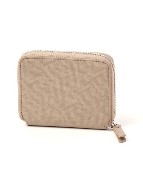 ミニウォレット　横入れタイプ LAKOLE 財布 バイカラーZIPウォレット / 168411 レディース