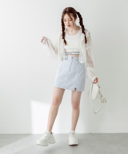 メッシュフーディー FREAK'S STORE｜ビッグシルエット ナイロンフーディージャケット