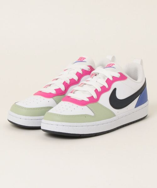 スニーカー 「NIKE」コート ボロー LOW リクラフト GS キッズ 子供 男の子 女の子の画像