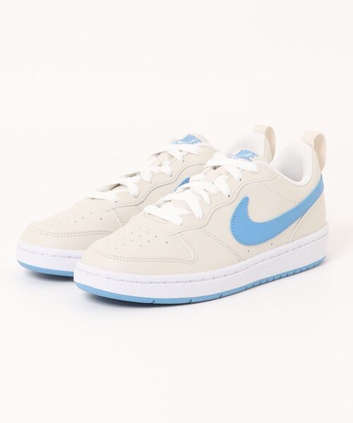 スニーカー 「NIKE」コート ボロー LOW リクラフト GS キッズ 子供 男の子 女の子の画像
