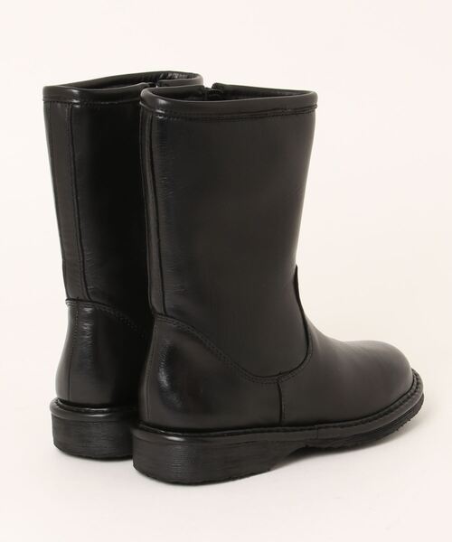 【美品】レディースハーフ　皮ブーツ ei047t2_1.jpg
