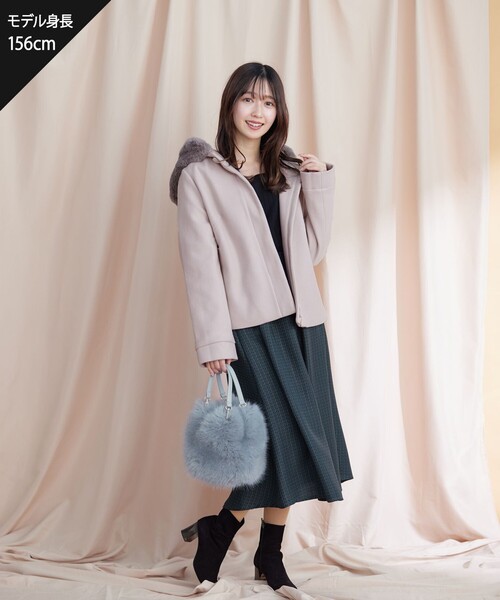 Tiaclasse スカート 「洗える」フレアツイードスカート : ZOZOTOWN