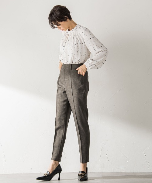 LAUTREAMONT（ロートレアモン） スラックス パンツ ツムギート