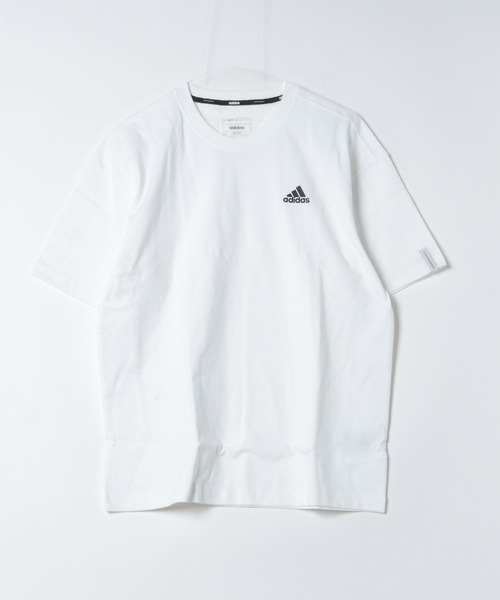 adidas ルーズフィット スモールロゴ 半袖 Tシャツ 送料込 Tシャツ 半袖エッセンシャルズプラス ルーズフィット スモール