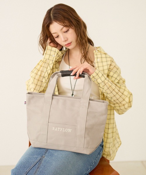 BAYFLOW（ベイフロー） トートバッグ 「A4サイズ収納可」ショルダーZIP