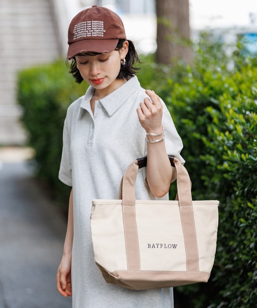 BAYFLOW（ベイフロー） トートバッグ 「A4サイズ収納可」ショルダーZIP