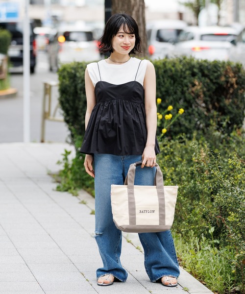 BAYFLOW（ベイフロー） トートバッグ 「A4サイズ収納可」ショルダーZIP