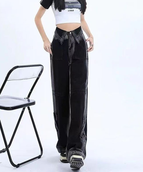 gossip!ロサンゼルス ワイドパンツ ジーンズ デニム デニムパンツ Y2K