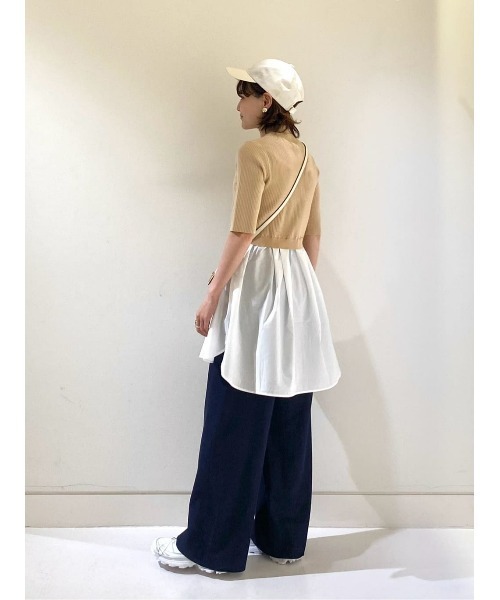 allureville tシャツ シャツドッキングプルオーバー レディース