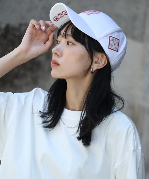 キャップ MLB Korea Diamond Structure Ball Cap LA Black 3ACP8501N-07BK MLB Korea キャップ 帽子 「MLB KOREA/エムエルビーコリア