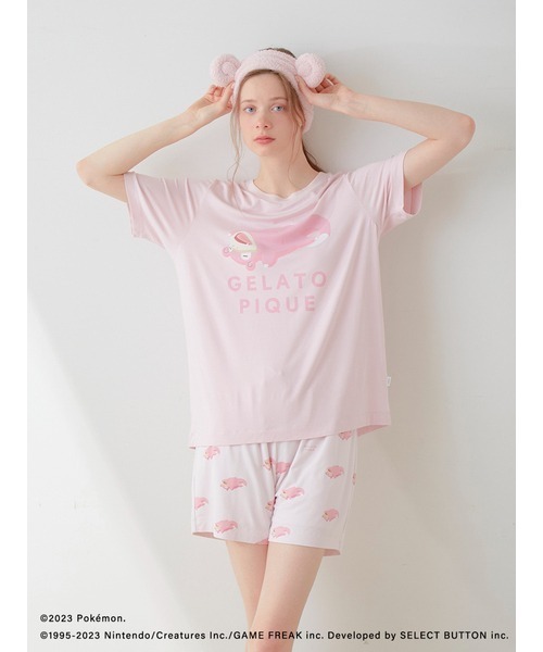 gelato pique ポケモンスリープ　コラボ ヘアバンド スリッパ ヤドン gelato pique ヘアバンド 「ポケモンスリープ」「ユニセックス