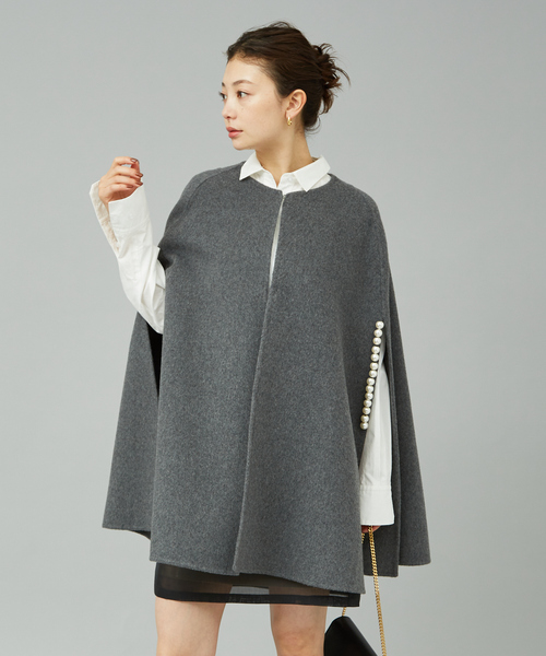 Rouge vif（ルージュ ヴィフ） ポンチョ 「40周年」ウールカシミヤ