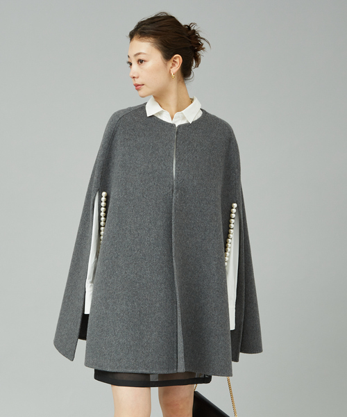 Rouge vif（ルージュ ヴィフ） ポンチョ 「40周年」ウールカシミヤ