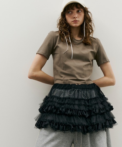 LA BELLE ETUDE マルチウェイティアードミニスカート J1U by LA BELLE ETUDE（ジユウバイラベルエチュード）の「マルチ