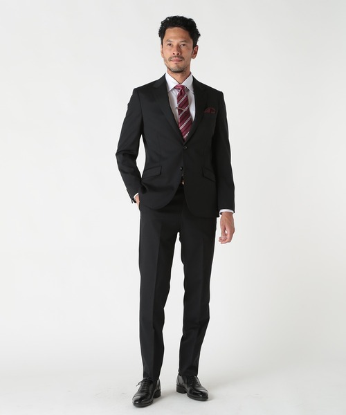 MEN'S BIGI（メンズビギ） ネクタイ シャンブレーストライプ柄シルク
