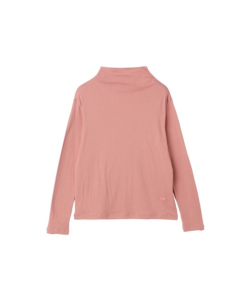 tシャツ ダブルフライスハイネックコットン レディース