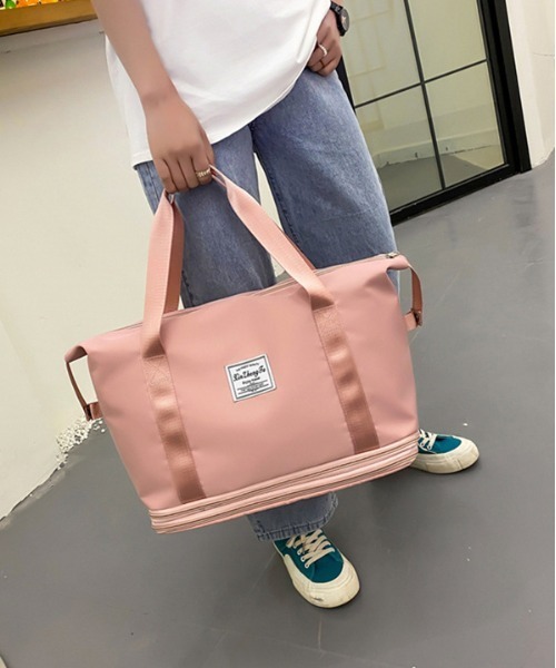 JUNE　ボストン型3way バッグ（L）　ナイロンオックスキルト FREE STYLISTS ショルダーバッグ バッグ キルテキャスター付き ィング