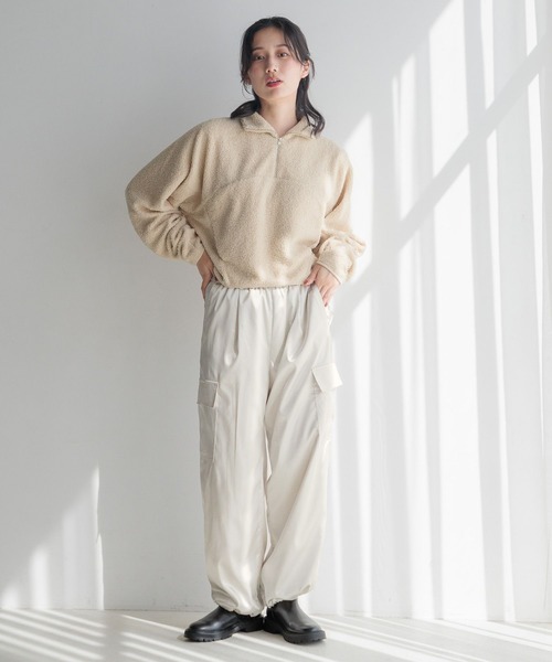 LOWRYS FARM（ローリーズファーム） カーゴパンツ サテンドロスト