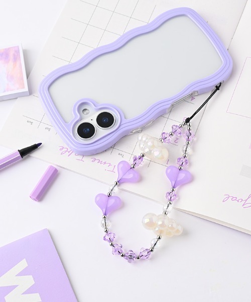 Hamee（ハミィ） PHONEAR 彩雲ハート ストラップ : ZOZOTOWN Yahoo!店