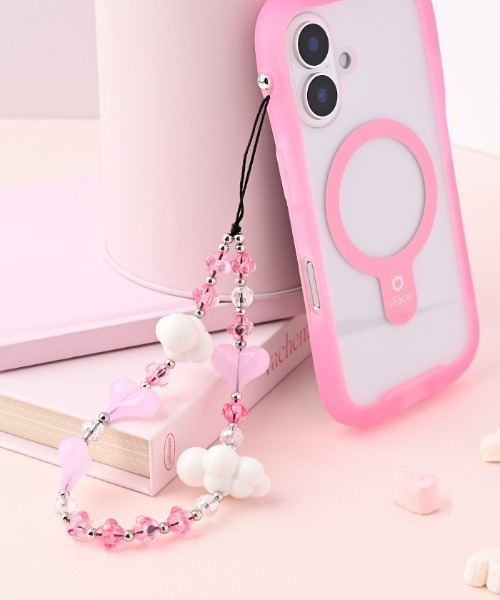 Hamee（ハミィ） PHONEAR 彩雲ハート ストラップ : ZOZOTOWN Yahoo!店