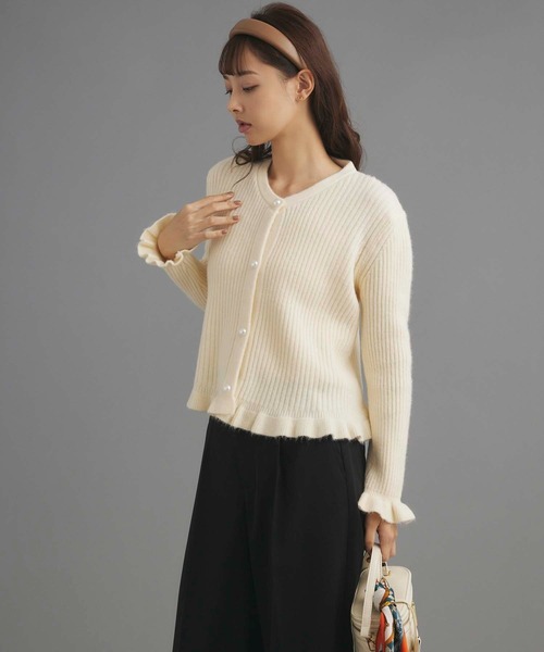 fifth（フィフス） ニット セーター ニットタンクセットパールボタン