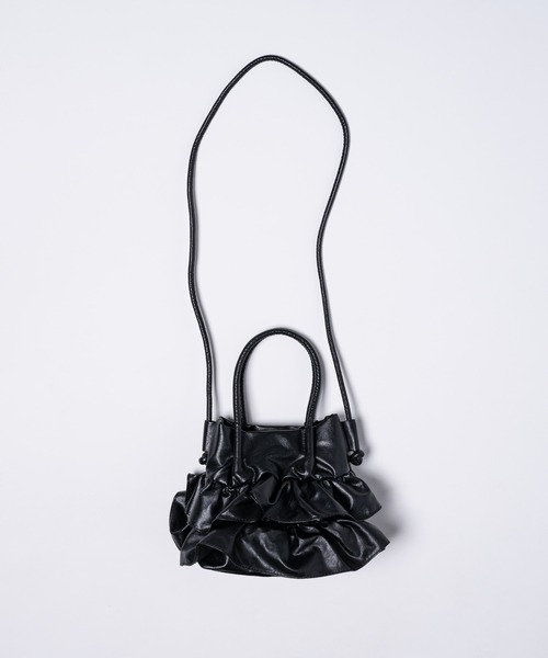 ショルダーバッグ バッグ 2way frill shoulder bag/2wayフリル