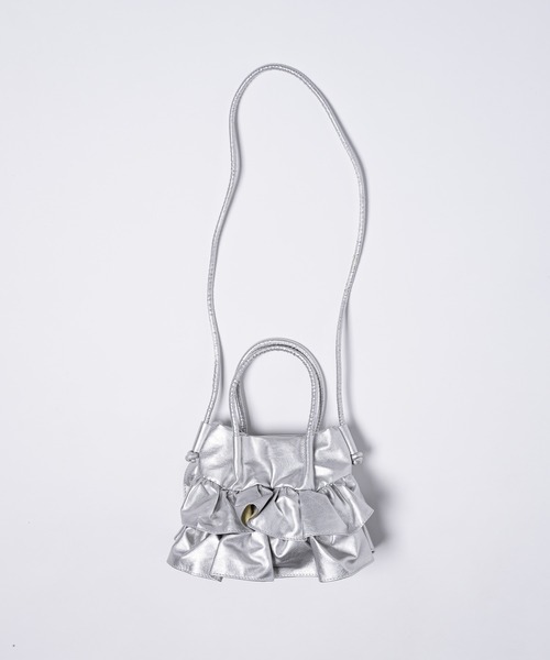 ショルダーバッグ バッグ 2way frill shoulder bag/2wayフリル