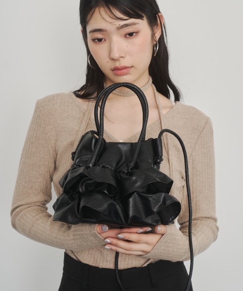 2wayショルダーバック　doplight berry+pomppia EM:cheek チークkirakira 2way shoulder キラキラ2WAYショルダー