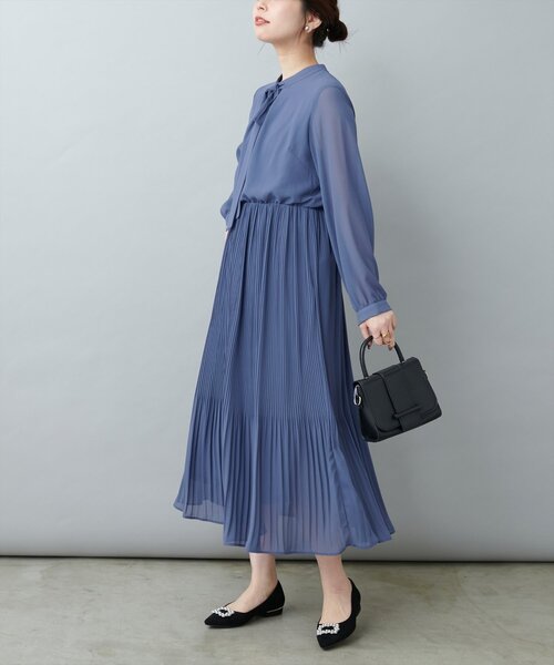 BALLSEY/オケージョン対応裾プリーツワンピース BALLSEY/オケージョン対応裾プリーツワンピース