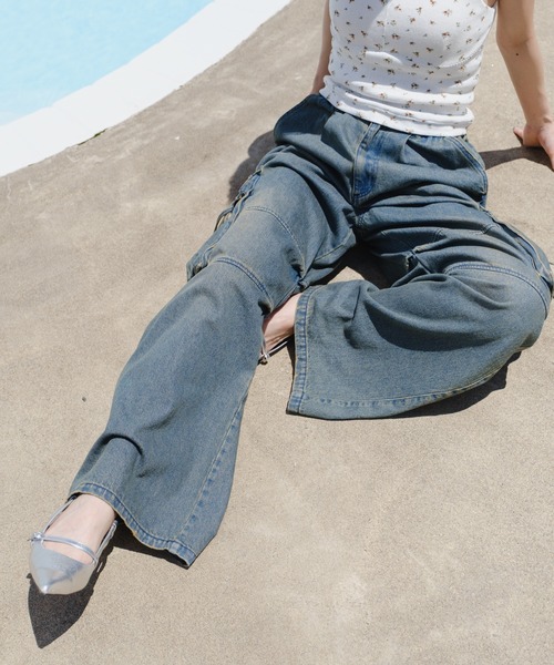 本日限定価格♡Kastane カーゴデニムパンツ 本日限定価格♡Kastane カーゴデニムパンツ