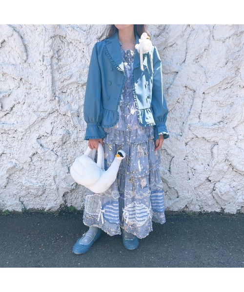 PINK HOUSE（ピンクハウス） トートバッグ SWAN LAKE ぬいぐるみバッグ